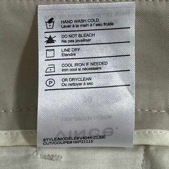 Vince High Waisted Wide Leg Cream Cropped Trouser Ecru Pants Size 10 - Picture 8 of 8